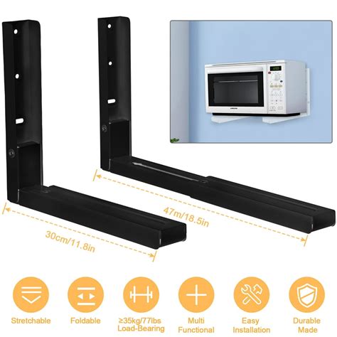 wall mounted microwave brackets